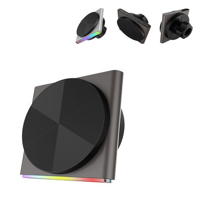 kopen Qi2 draadloos oplader voor auto's Ultra-dun ontwerp Metalen materiaal 9-kleurig RGB licht effect Eenhands werking Snel opladen online manufacture