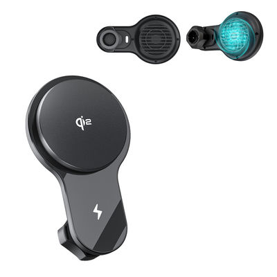 kopen Draadloos opladen Autophonehouder Ultra dunne ventilator koeling snel opladen Autophonehouder met sterke magnetische stabiliteit online manufacture
