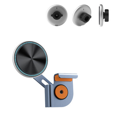 kopen Innovatieve metalen magnetische draadloze oplader Autophonehouder voor de automobielindustrie met draadloos oplaadstation en omgevingslicht online manufacture