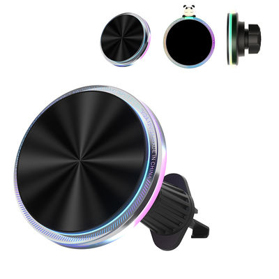 kopen Originele ontwerp magnetische telefoonhouder voor auto's met omgevingslicht en aanpasbare RGB-lichten voor een unieke uitstraling online manufacture