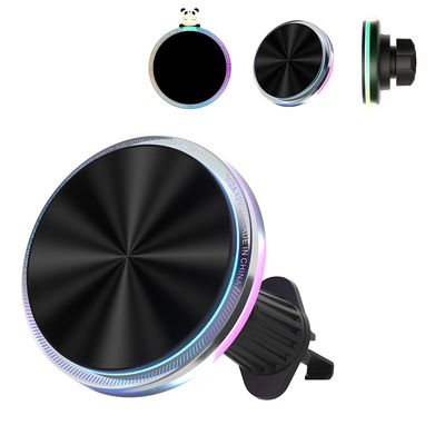 kopen Stabiel en veelzijdig iPhone-auto-oplader met magnetisch draadloos opladen en RGB-licht aanpassing online manufacture