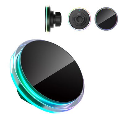 kopen Crystal Ambient Light Magnetic Car Wireless Charging Station met stappenontwerp voor perfecte compatibiliteit met 13pro camera online manufacture