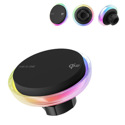 kopen QI2 Touch To Switch Lichtkleurige draadloze oplaadstation Aanpasbaar Uniek gelaagd lens opladen online manufacture