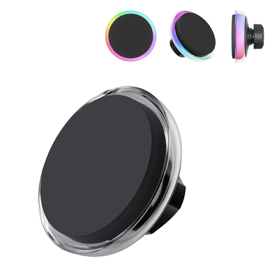 kopen Super Sterk Magnetisch Zuig Iphone Car Charger Met Meerdere Verlichtingsmodi En Transparante Ontwerp online manufacture