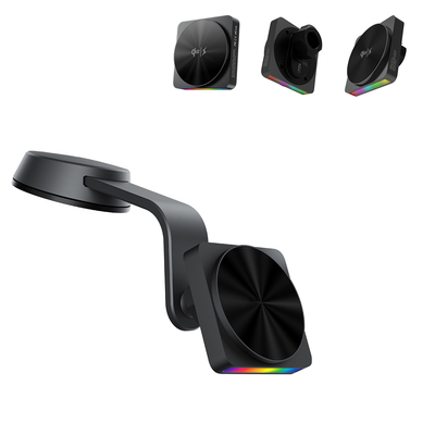 kopen Draadloze iPhone Autolader met 9-Kleuren Omgevingslicht Projectie online manufacture