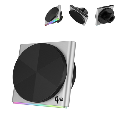 kopen QI2 Magnetic Car Mount Charger For IPhone 9-Color RGB Light Effect 360-Degree Rotation Fast Charging Ultra-Thin Design online manufacture