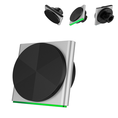kopen Wireless Fast Charging For Iphone 15 Pro Max Magnetic Car Mount 9-Color RGB Light Effect Black Technology Sound Pickup online manufacture