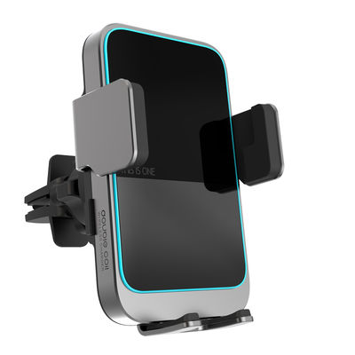 kopen Aluminum Alloy iPhone Wireless Charger with 12-24V Voltage and FOD Automatic Recognition for Hands-Free Car Use online manufacture