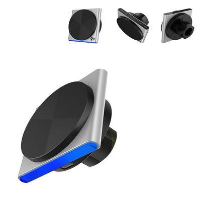 360 graden roterende telefoonhouder voor auto's met 9-kleurige RGB-lichtprojectie en draadloze auto-montage
