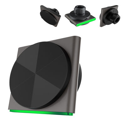 Ambient Iphone Magnetische Car Mount 15w Draadloos Charger Ultra-dun Design Snel opladen Dynamische muziek Rhythm Cool Interieur Decoratie