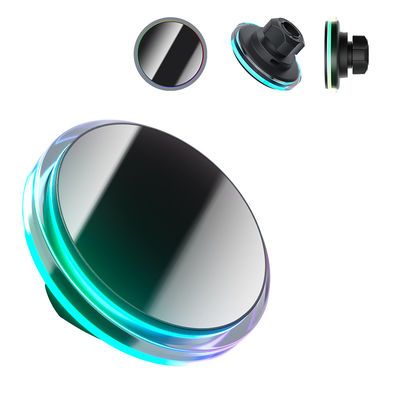 Originele ontwerp Magnetische auto montage met kristal omgevingslicht voor snel opladen en horizontaal / verticaal