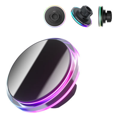 Crystal Ambient Light Magnetic Car Phone Holder met sterke magnetische aantrekkingskracht en éénhandse bediening