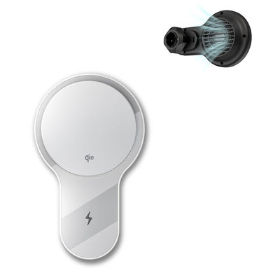 Qi2 Fan Magnetische draadloze oplader Autophonehouder met goed ontworpen moederbord en spoelopstelling voor gelijktijdige koeling