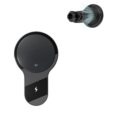 Sterke magnetische stabiliteit Ultra-dunne ventilator koeling snel opladen draadloos opladen Autophonehouder Eenhands bedienen