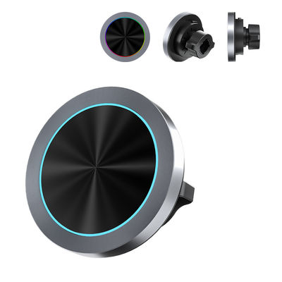 Magnetische draadloze telefoonhouder voor auto's met ultrakleine diameter met één hand en snel opladen