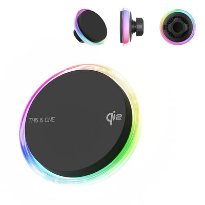 Blower Design Car Wireless Charger met kristal textuur en unieke glazen lens voor een dromerig effect en sterke visuele impact