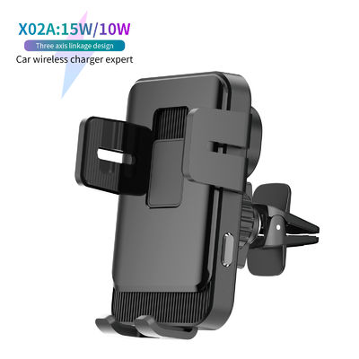 Semi-Automatic Car Phone Holder with ABS+PC Material and 1 Year Warranty for BMW Fitment